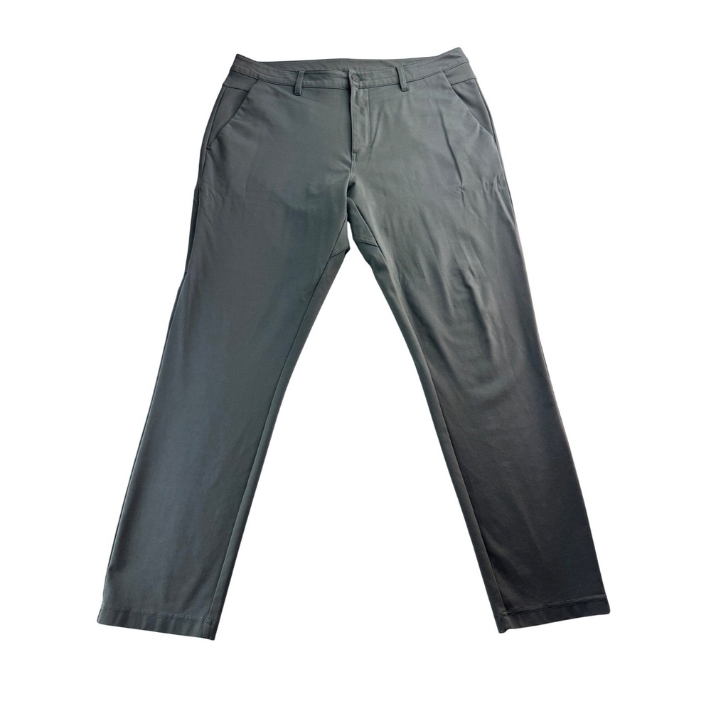 BYLT Men's Everyday Pant 2.0 Slim‎ Fit Grey Premium Basics Size 38X30.5